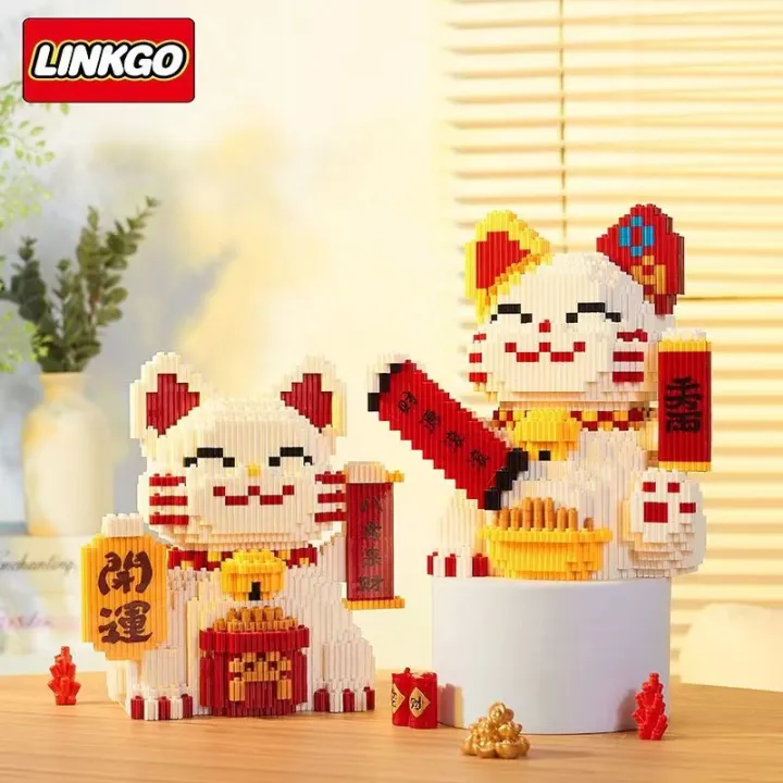 (HÀNG SẪN) Bộ lego Mèo may mắn cho năm 2023 - HÀNG LINKGO